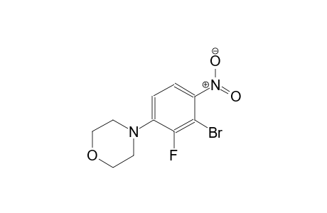 4-(3-bromo-2-fluoro-4-nitrophenyl)morpholine