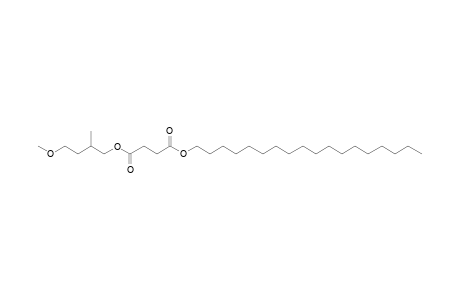 Succinic acid, 4-methoxy-2-methylbutyl octadecyl ester