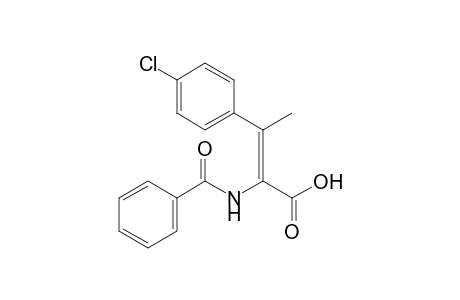 cis-alpha-BENZAMIDO-p-CHLORO-beta-METHYLCINNAMIC ACID