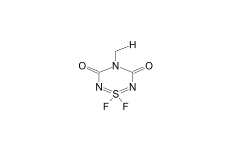 1,1-DIFLUORO-3,5-DIOXO-4-METHYL-1-THIA-2,4,6-TRIAZACYCLOHEXA-1,5-DIENE