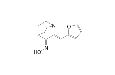 (2Z,3E)-2-(2-furylmethylene)-1-azabicyclo[2.2.2]octan-3-one oxime