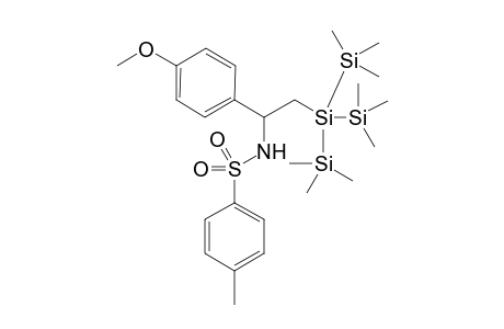 N-(2-(1,1,1,3,3,3-hexamethyl-2-(trimethylsilyl)trisilan-2-yl)-1-(4-methoxyphenyl)ethyl)-4-methylbenzenesulfonamide