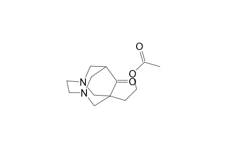 1-(2-Acetoxyethyl)-3,6-diazahomoadamantan-9-one