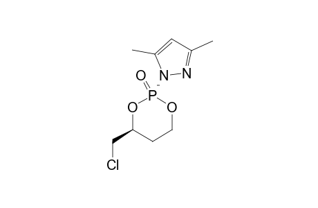 Trans-2-(2,4-dimethylpyrazol-1-yl)-2-oxo-4-chloromethyl-1,3,2-dioxaphosphorinane