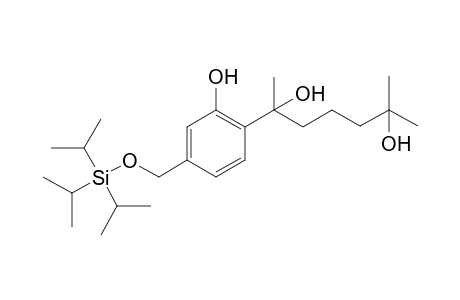 2-[2-HYDROXY-4-(TRIISOPROPYLSILANYLOXYMETHYL)-PHENYL]-METHYLHEPTANE-2,6-DIOL