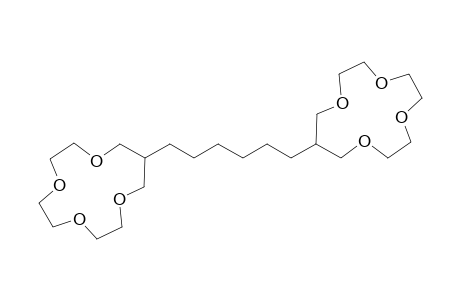 12-[6-(1,4,7,10-tetraoxacyclotridec-12-yl)hexyl]-1,4,7,10-tetraoxacyclotridecane