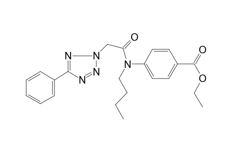 ethyl 4-{butyl[(5-phenyl-2H-tetraazol-2-yl)acetyl]amino}benzoate