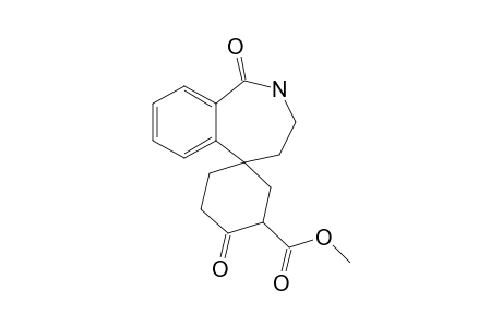 Methyl {1,4'-dioxo-1,2,3,4-tetrahydrospiro[benzo[c]azepine-5,1'-cyclohexane]-3'-carboxylate}