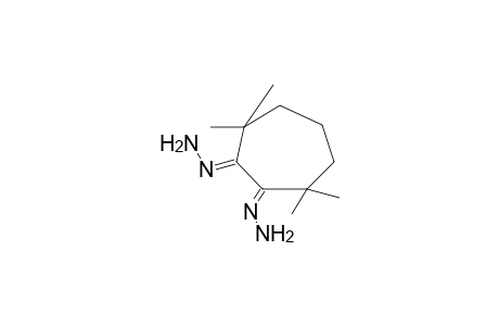 1,2-Cycloheptanedione, 3,3,7,7-tetramethyl-, dihydrazone