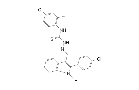 2-(p-CHLOROPHENYL)INDOLE-3-CARBOXALDEHYDE, 4-(4-CHLORO-o-TOLYL)-3-THIOSEMICARBAZONE
