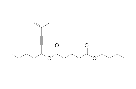 Glutaric acid, butyl 2,6-dimethylnon-1-en-3-yn-5-yl ester