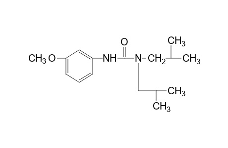 1,1-diisobutyl-3-(m-methoxyphenyl)urea