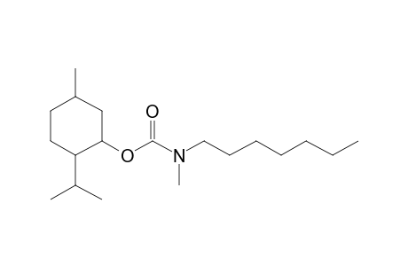 Carbamic acid, N-methyl-N-heptyl-, (1R)-(-)-menthyl ester