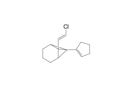 1-[(E)-2-Chloroethenyl)-7-(1-cyclopenten-1-yl)tricyclo-[4.1.0.0(2,7)]heptane