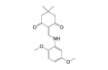 2-[(2,5-Dimethoxyanilino)methylene]-5,5-dimethyl-1,3-cyclohexanedione