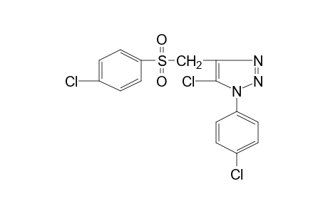 5-chloro-1-(p-chlorophenyl)-4-{[(p-chlorophenyl)sulfonyl]methyl}-1H-1,2,3-triazole
