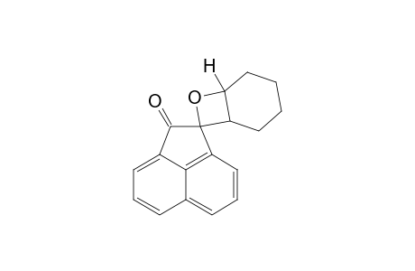 cis/trans-spiro[1,2-Dihydro-1-oxoacenaphthylene-2,7'-8'-oxabicyclo[4,2.0]octane]