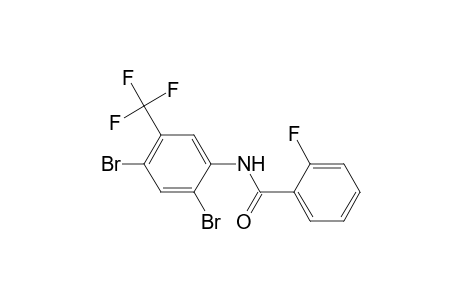 N-[2,4-Dibromo-5-(trifluoromethyl)phenyl]-2-fluorobenzamide