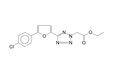 ETHYL 5-[5-(4-CHLOROPHENYL)-2-FURYL]-2-TETRAZOLYLACETATE