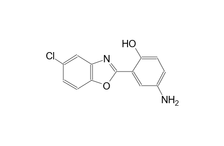4-amino-2-(5-chloro-1,3-benzoxazol-2-yl)phenol