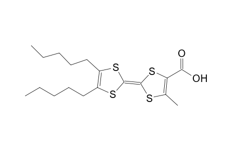 4-CARBOXY-5-METHYL-4',5'-DIPENTYL-TETRATHIAFULVALENE