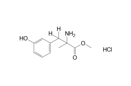 DL-alpha-methyl-m-tyrosine, methyl ester, hydrochloride