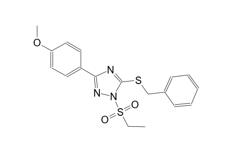 1H-1,2,4-triazole, 1-(ethylsulfonyl)-3-(4-methoxyphenyl)-5-[(phenylmethyl)thio]-