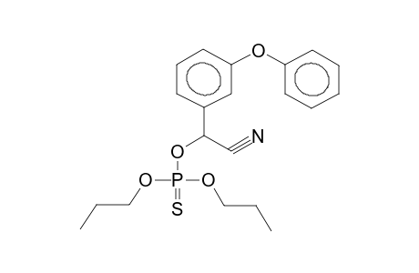 O,O-DIPROPYL-O-(ALPHA-CYANO-3-PHENOXYBENZYL)THIOPHOSPHATE