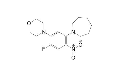 1H-azepine, 1-[4-fluoro-5-(4-morpholinyl)-2-nitrophenyl]hexahydro-