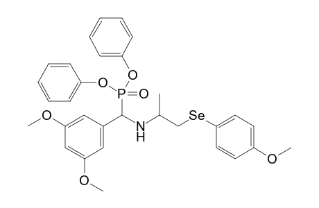 Diphenyl [(3,5-Dimethoxyphenyl)({1-[(4-methoxyphenyl)selanyl]propan-2-yl}amino)methyl]phosphonate