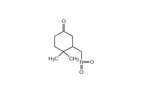 4,4-dimethyl-3-(nitromethyl)cyclohexanone