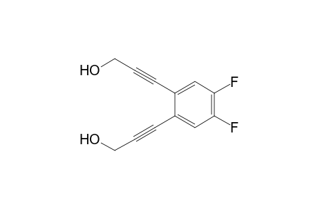 3-[4,5-DIFLUORO-2-(3-HYDROXYPROP-1-YN-1-YL)-PHENYL]-2-YN-1-OL