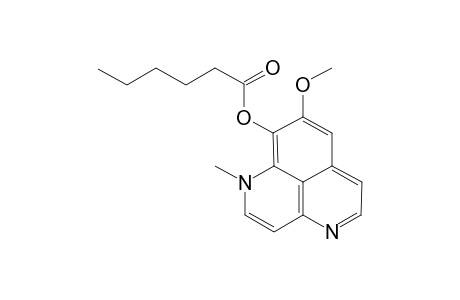 9-O-(Hexanoyl)-iso-Aaptamine