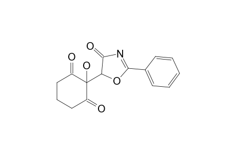 2-Hydroxy-2-(4-keto-2-phenyl-2-oxazolin-5-yl)cyclohexane-1,3-quinone