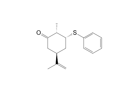 (2S,3R,5S)-5-ISOPROPENYL-2-METHYL-3-PHENYL-SULFANYLCYCLOHEXANONE