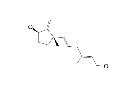 3Alpha-[(E,E)-6-hydroxy-4-methylhexa-1,4-dienyl]-3-methyl-2-methylidenecyclopentan-1beta-ol