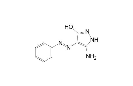5-amino-4-(phenylazo)pyrazol-3-ol