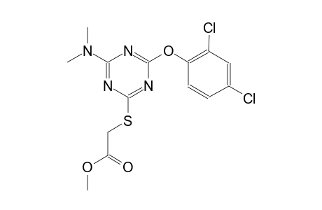 acetic acid, [[4-(2,4-dichlorophenoxy)-6-(dimethylamino)-1,3,5-triazin-2-yl]thio]-, methyl ester