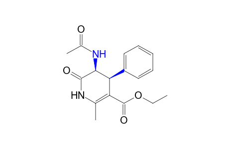 cis-5-acetamido-2-methyl-6-oxo-4-phenyl-1,4,5,6-tetrahydronicotinic acid, ethyl ester