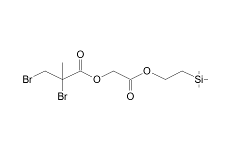 2,3-Dibromo-2-methylpropionic acid, 2-trimethylsilylethoxycarbonylmethyl ester