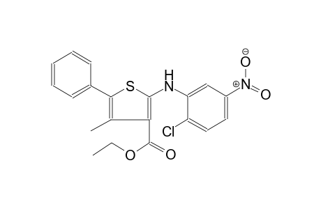 2-(2-Chloro-5-nitro-anilino)-4-methyl-5-phenyl-thiophene-3-carboxylic acid ethyl ester