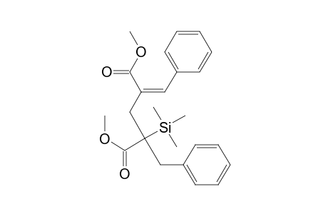 Dimethyl 2-Benzyl-4-benzylidene-2-(trimethylsilyl)pen-tanedioate