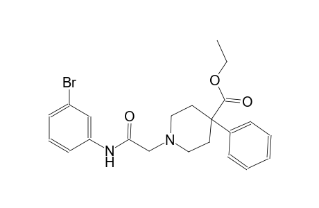 1-[2-(3-Bromoanilino)-2-keto-ethyl]-4-phenyl-isonipecotic acid ethyl ester