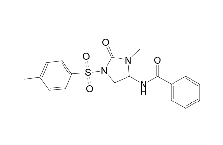 1-Methyl-5-benzoylamido-3-(4-methylphenylsulfonyl)imidazolidin-2-one