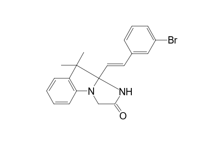 1H-imidazo[1,2-a]indol-2(3H)-one, 9a-[(E)-2-(3-bromophenyl)ethenyl]-9,9a-dihydro-9,9-dimethyl-