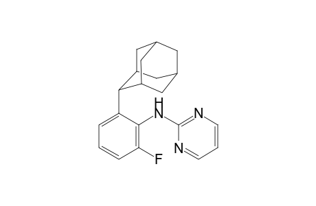 N-(2-Adamantyl-6-fluorophenyl)pyrimidin-2-amine