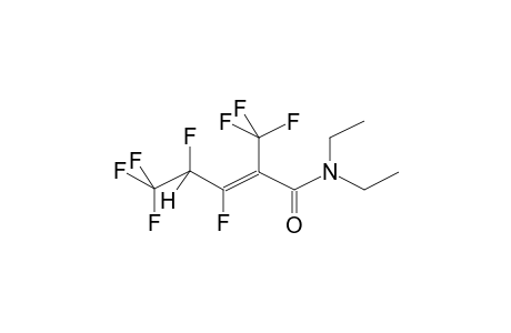 (E)-4-HYDROPERFLUORO-2-METHYLPENT-2-ENOIC ACID, DIETHYLAMIDE