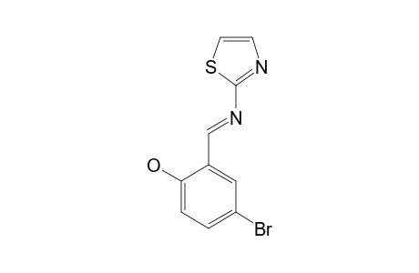 4-bromo-2-(N-2-thiazolylformimidoyl)phenol