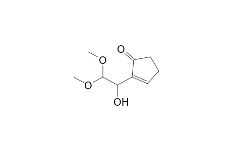 2-(1-hydroxy-2,2-dimethoxy-ethyl)cyclopent-2-en-1-one