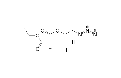 5-AZIDOMETHYL-3-ETHOXYCARBONYL-3-FLUOROTETRAHYDROFURAN-2-ONE(DIASTEREOMER MIXTURE)